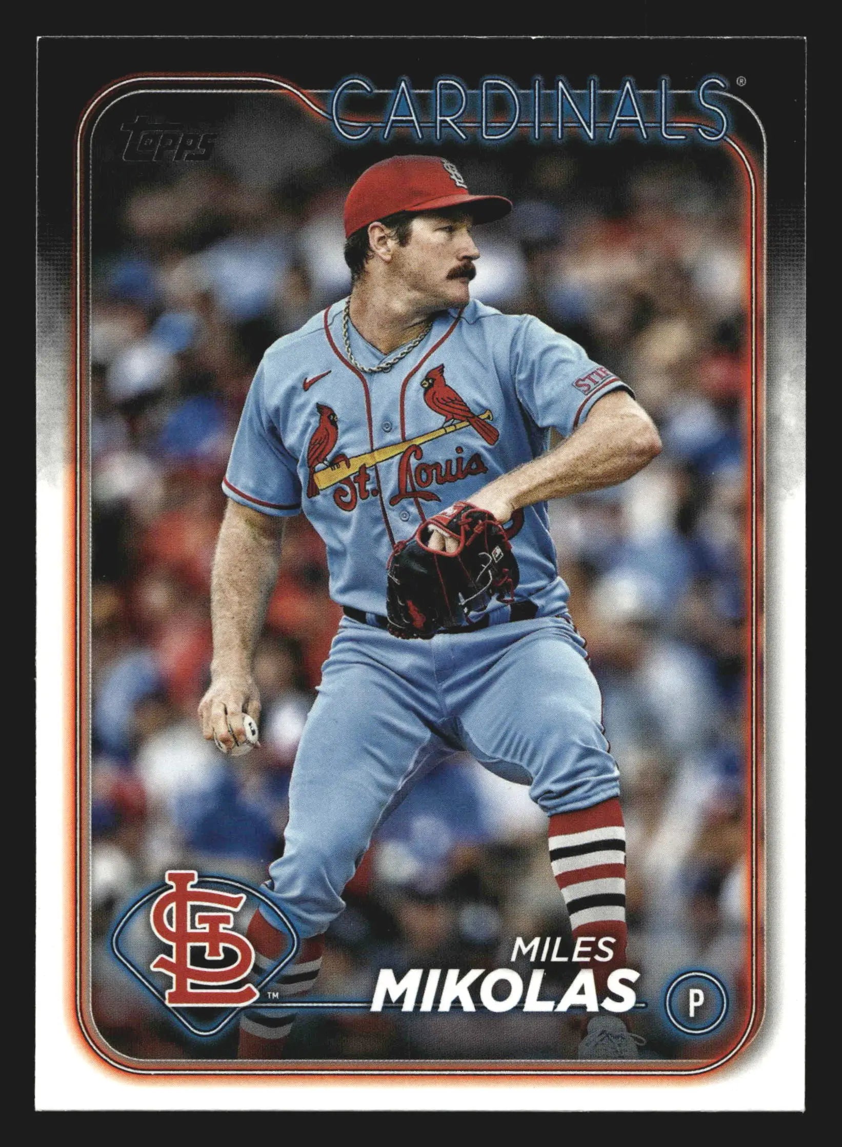 2024 Topps Miles Mikolas #287 St. Louis Cardinals - Baseball Card Single
