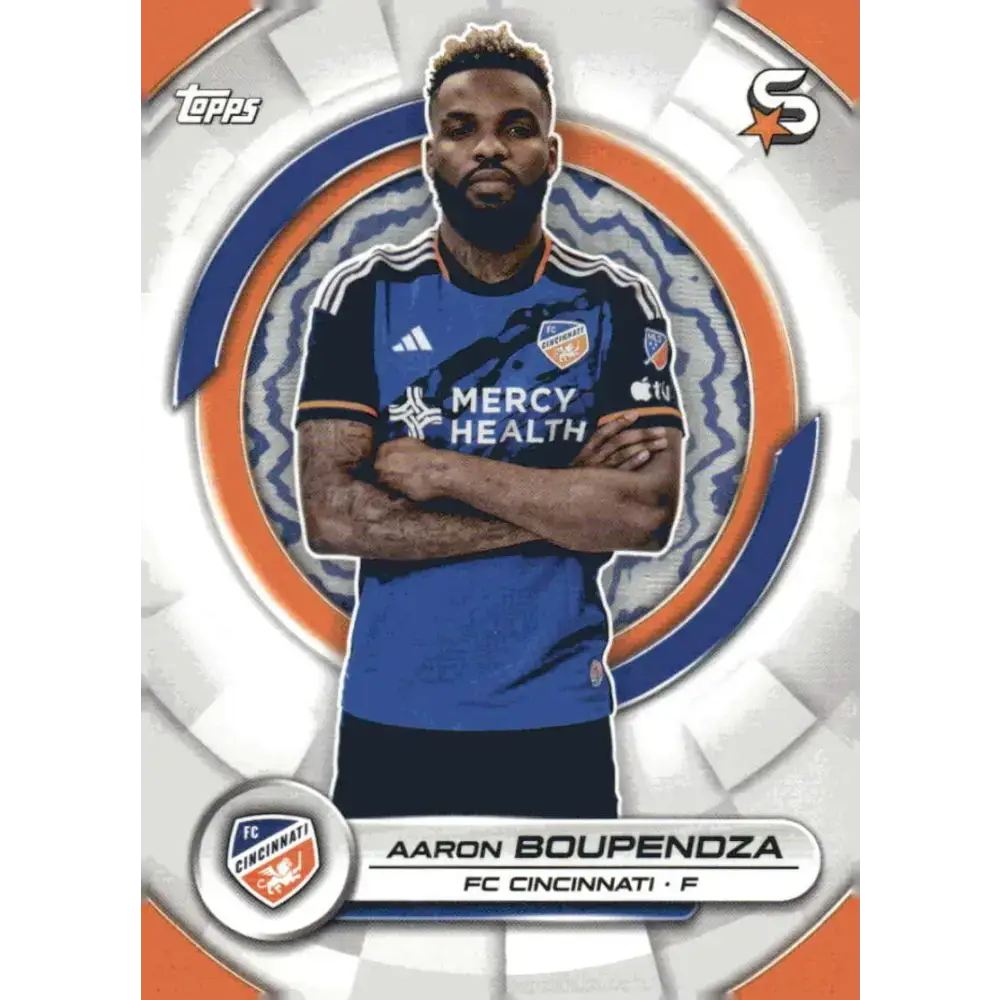 2024 Topps MLS Superstars #102 Aaron Boupendza NM-MT FC Cincinnati Soccer Card - Soccer Card Single