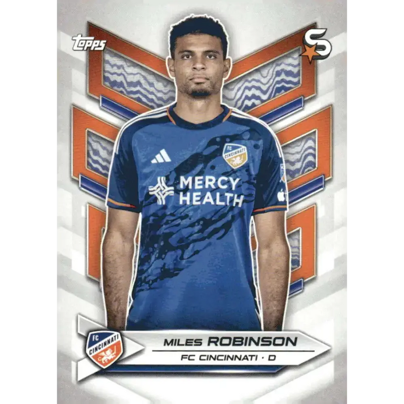 2024 Topps MLS Superstars #12 Miles Robinson NM-MT FC Cincinnati Soccer Card - Soccer Card Single