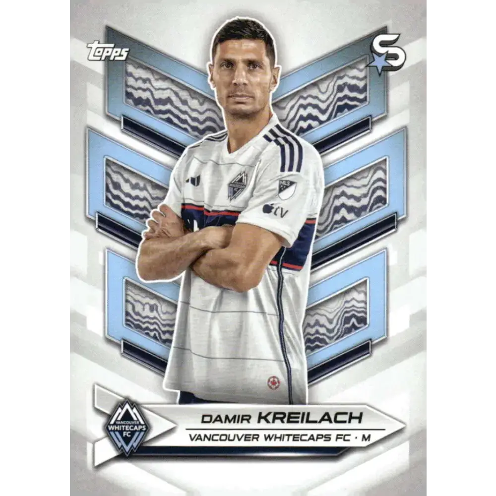 2024 Topps MLS Superstars #13 Damir Kreilach NM-MT Vancouver Whitecaps FC Soccer Card - Soccer Card Single