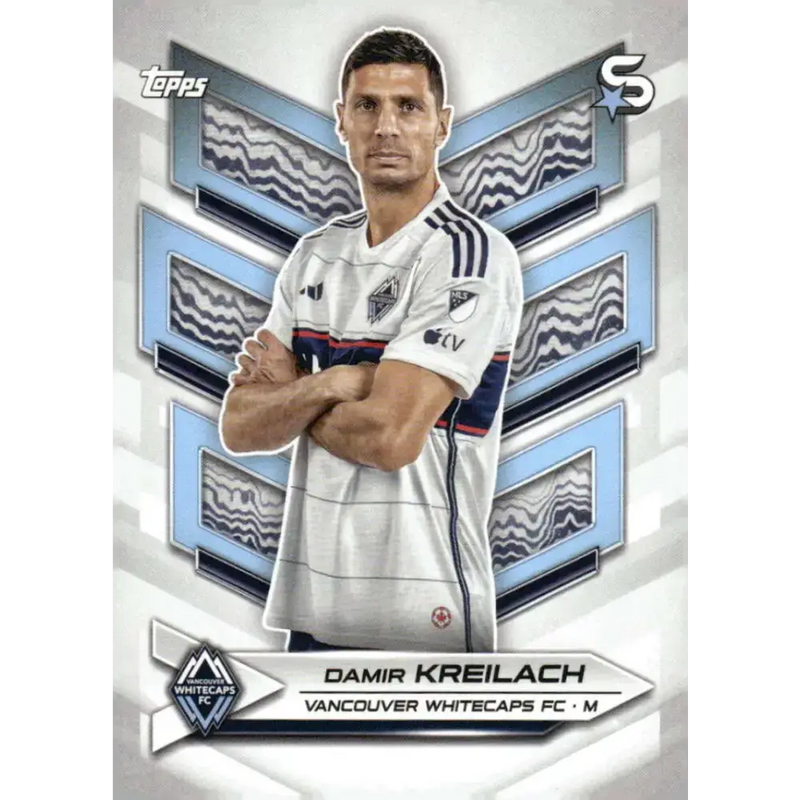 2024 Topps MLS Superstars #13 Damir Kreilach NM-MT Vancouver Whitecaps FC Soccer Card - Soccer Card Single