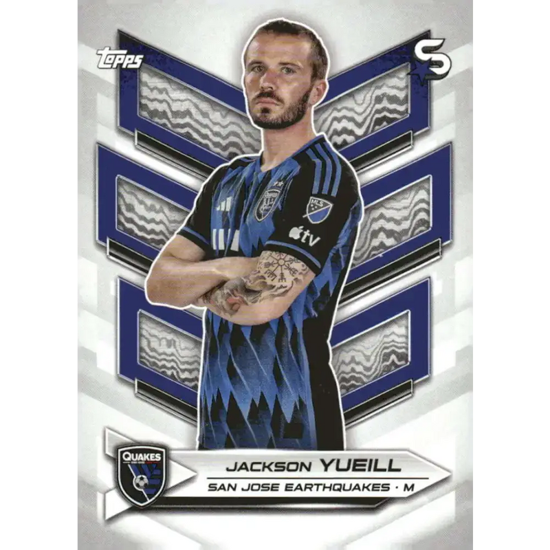 2024 Topps MLS Superstars #135 Jackson Yueill NM-MT San Jose Earthquakes Soccer Card - Soccer Card Single