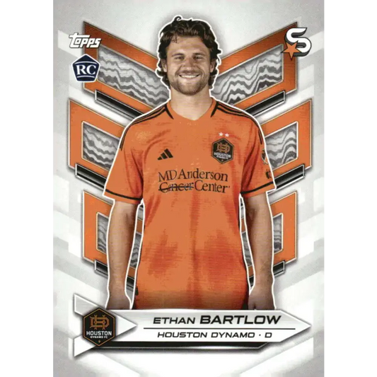 2024 Topps MLS Superstars #143 Ethan Bartlow NM-MT RC Rookie Houston Dynamo Soccer Card - Soccer Card Single
