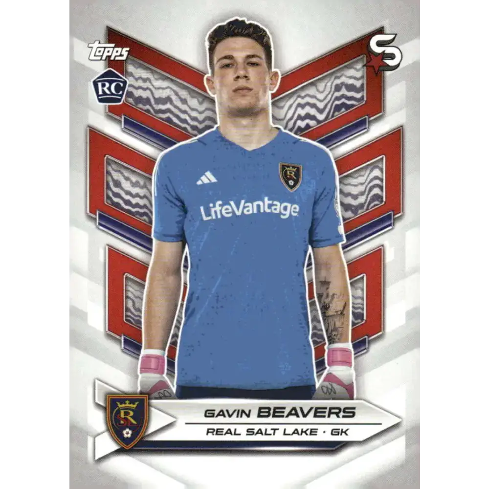 2024 Topps MLS Superstars #152 Gavin Beavers NM-MT RC Rookie Real Salt Lake Soccer Card - Soccer Card Single