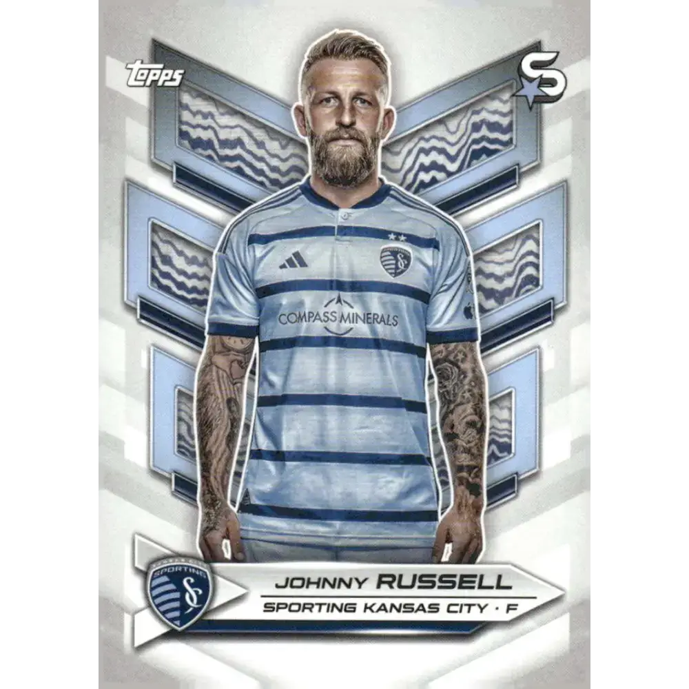 2024 Topps MLS Superstars #156 Johnny Russell NM-MT Sporting Kansas City Soccer Card - Soccer Card Single