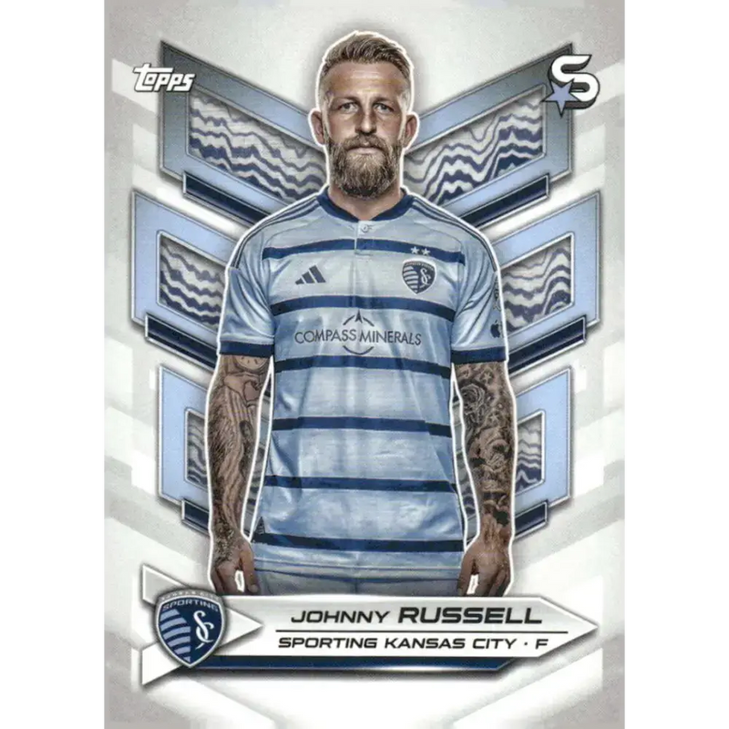 2024 Topps MLS Superstars #156 Johnny Russell NM-MT Sporting Kansas City Soccer Card - Soccer Card Single