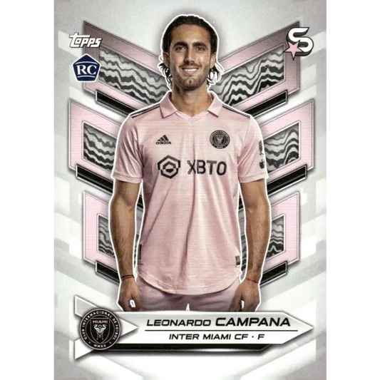2024 Topps MLS Superstars #168 Leonardo Campana NM-MT RC Rookie Inter Miami CF Soccer Card - Soccer Card Single