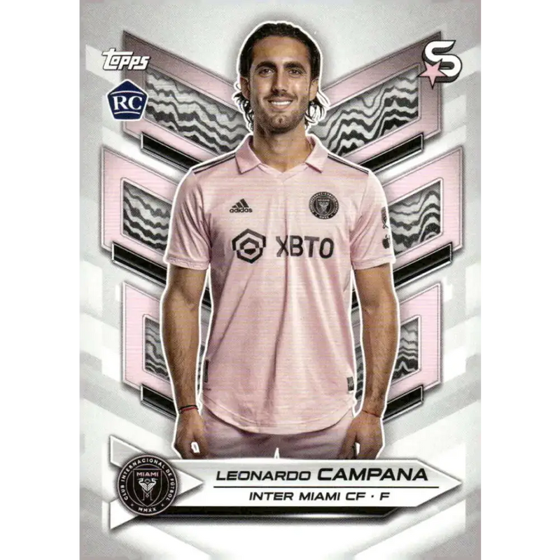 2024 Topps MLS Superstars #168 Leonardo Campana NM-MT RC Rookie Inter Miami CF Soccer Card - Soccer Card Single