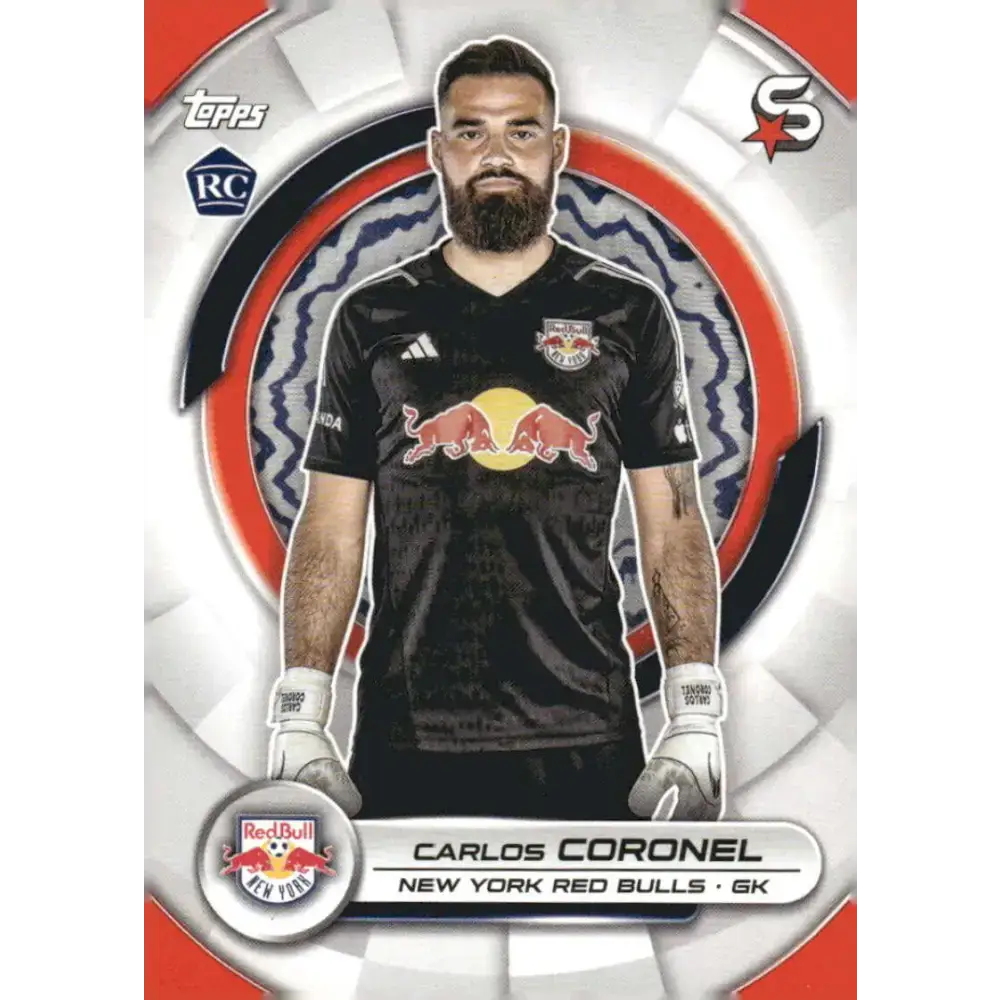 2024 Topps MLS Superstars #174 Carlos Coronel NM-MT RC Rookie New York Red Bulls Soccer Card - Soccer Card Single