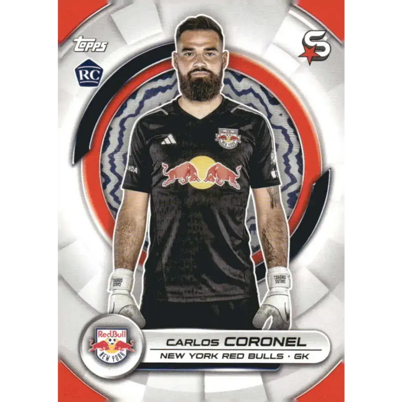 2024 Topps MLS Superstars #174 Carlos Coronel NM-MT RC Rookie New York Red Bulls Soccer Card - Soccer Card Single