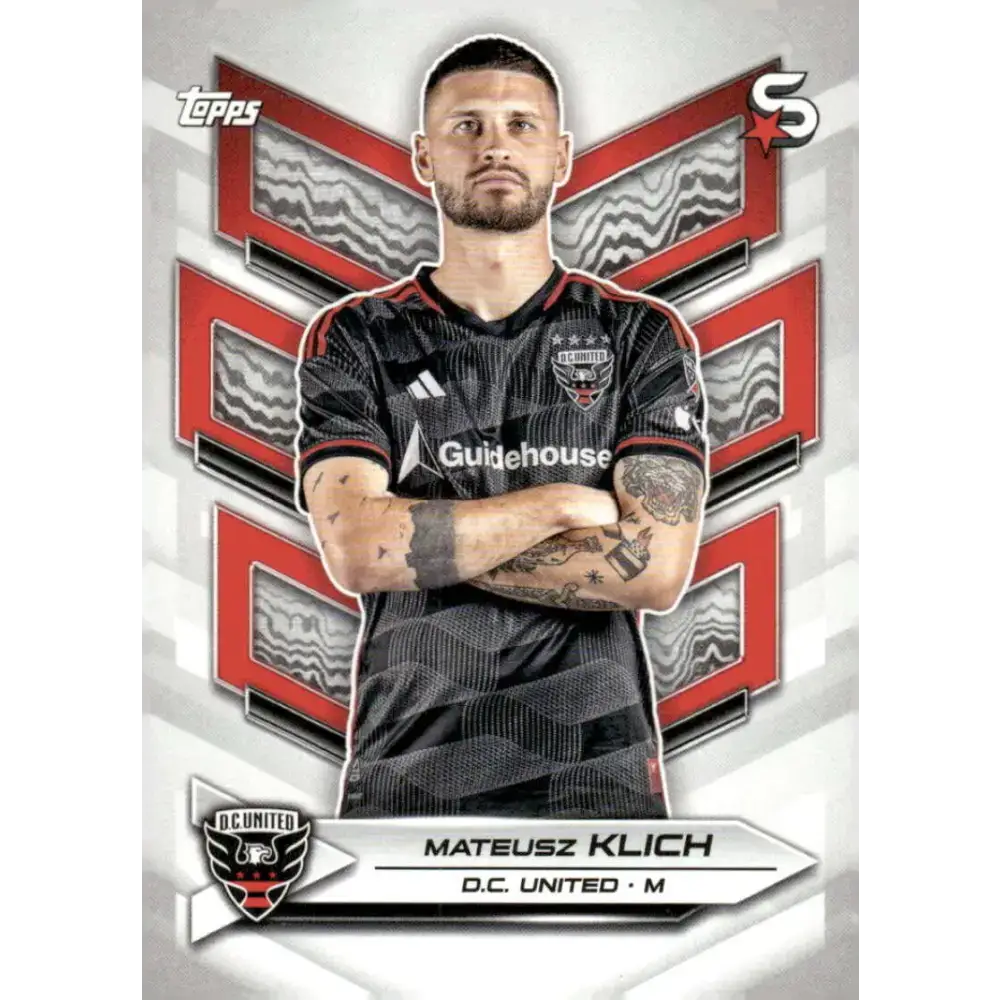 2024 Topps MLS Superstars #181 Mateusz Klich NM-MT D.C. United Soccer Card - Soccer Card Single