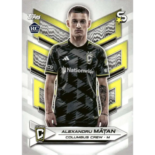 2024 Topps MLS Superstars #192 Alexandru Matan NM-MT RC Rookie Columbus Crew Soccer Card - Soccer Card Single