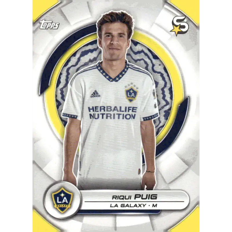 2024 Topps MLS Superstars #2 Riqui Puig NM-MT LA Galaxy Soccer Card - Soccer Card Single