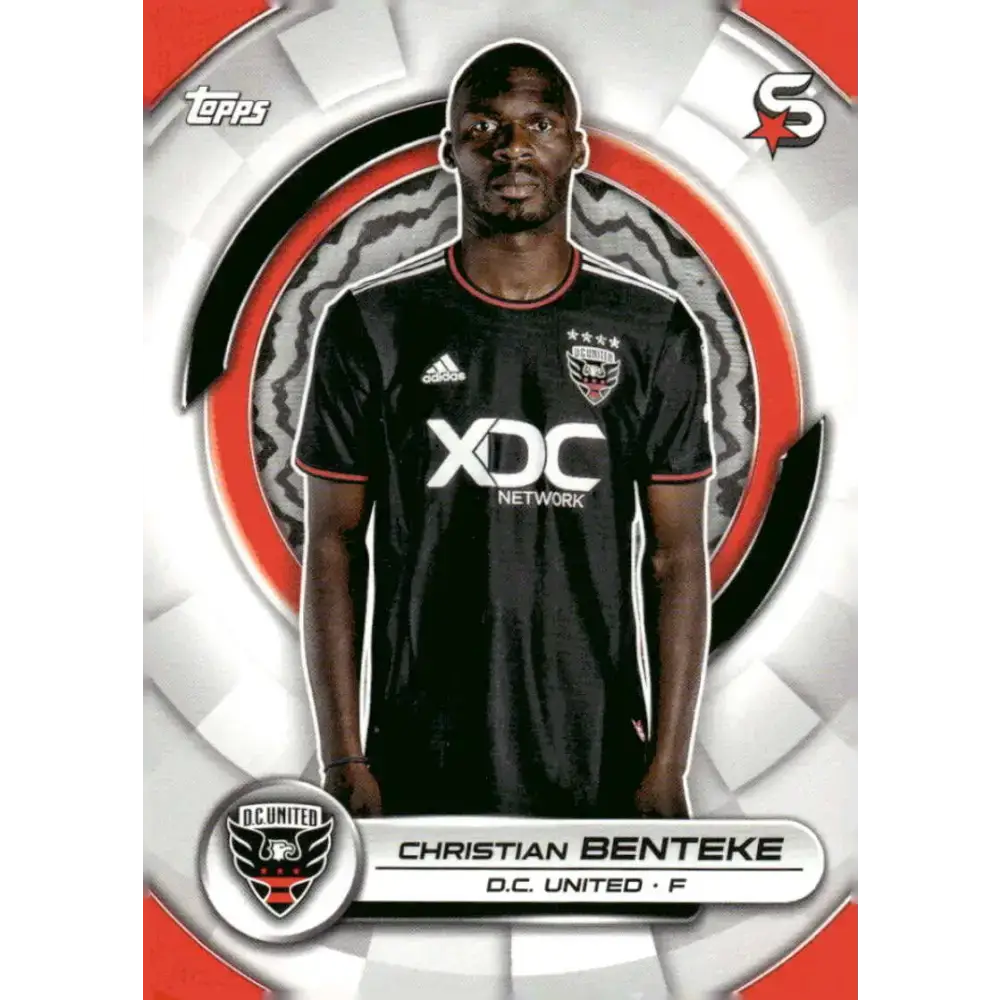 2024 Topps MLS Superstars #20 Christian Benteke NM-MT D.C. United Soccer Card - Soccer Card Single