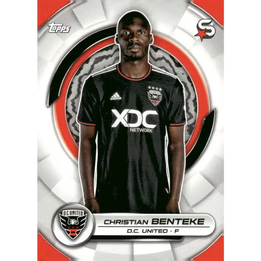 2024 Topps MLS Superstars #20 Christian Benteke NM-MT D.C. United Soccer Card - Soccer Card Single
