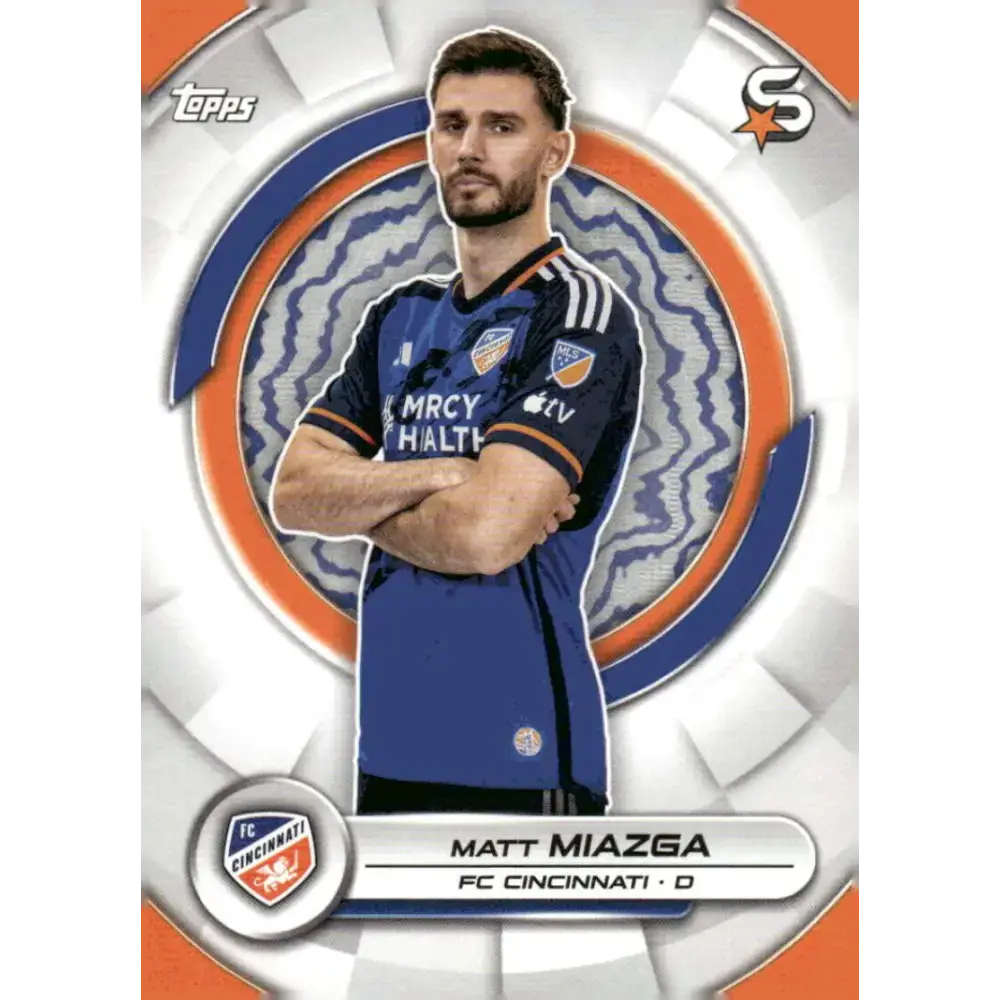 2024 Topps MLS Superstars #21 Matt Miazga NM-MT FC Cincinnati Soccer Card - Soccer Card Single