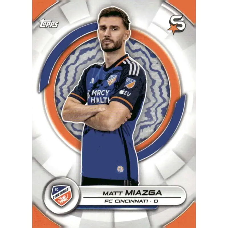 2024 Topps MLS Superstars #21 Matt Miazga NM-MT FC Cincinnati Soccer Card - Soccer Card Single