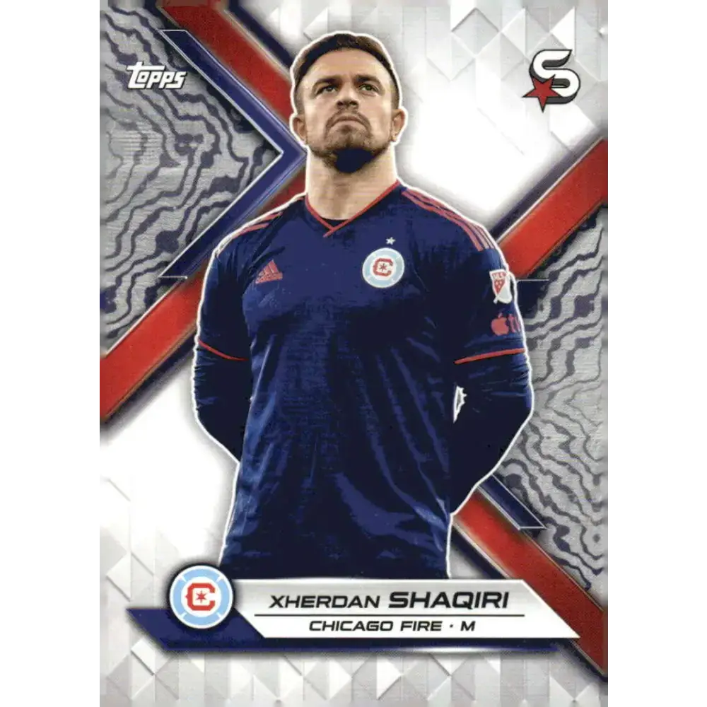 2024 Topps MLS Superstars #23 Xherdan Shaqiri NM-MT Chicago Fire Soccer Card - Soccer Card Single