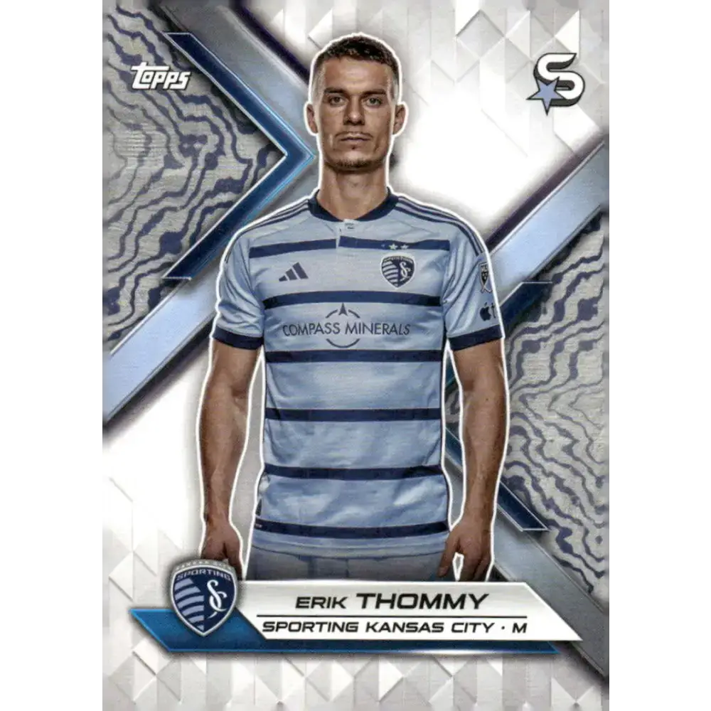 2024 Topps MLS Superstars #27 Erik Thommy NM-MT Sporting Kansas City Soccer Card - Soccer Card Single