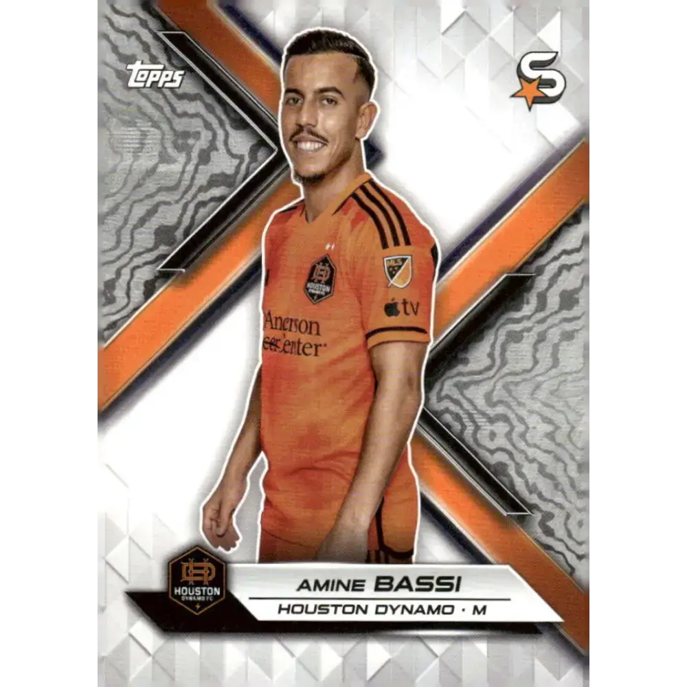 2024 Topps MLS Superstars #41 Amine Bassi NM-MT Houston Dynamo Soccer Card - Soccer Card Single