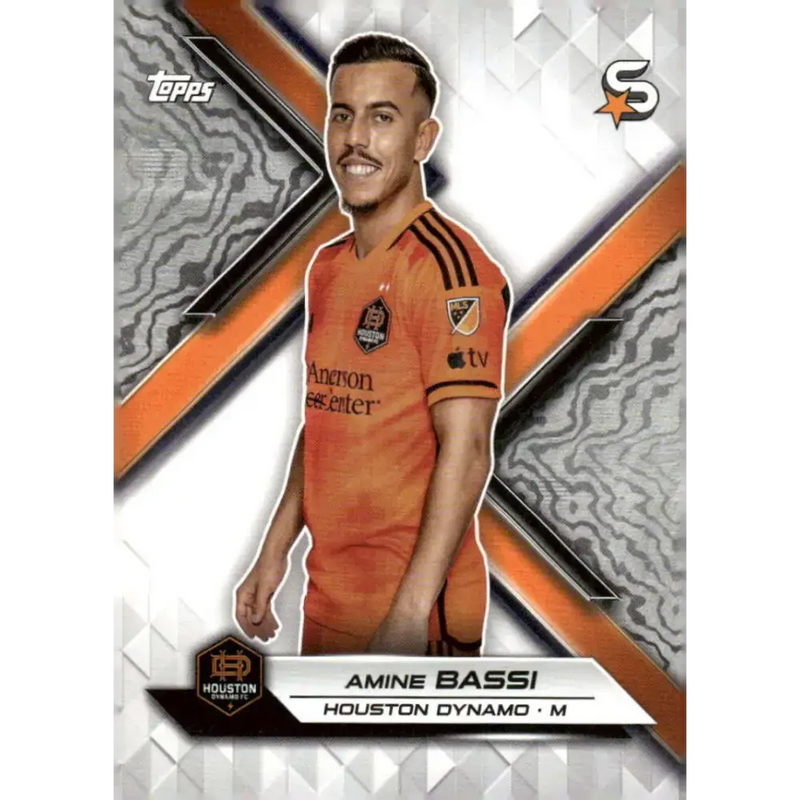 2024 Topps MLS Superstars #41 Amine Bassi NM-MT Houston Dynamo Soccer Card - Soccer Card Single