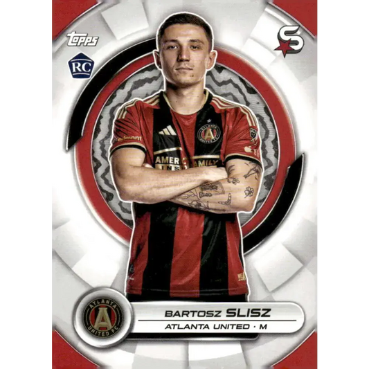 2024 Topps MLS Superstars #62 Bartosz Slisz NM-MT RC Rookie Atlanta United Soccer Card - Soccer Card Single