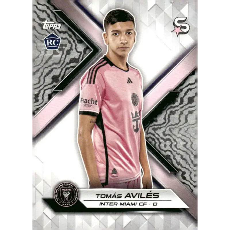 2024 Topps MLS Superstars #8 Tomas Aviles NM-MT RC Rookie Inter Miami CF Soccer Card - Soccer Card Single