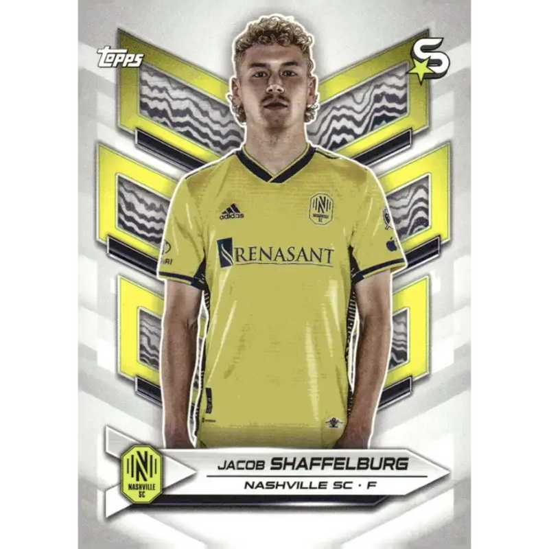 2024 Topps MLS Superstars #95 Jacob Shaffelburg NM-MT Nashville SC Soccer Card - Soccer Card Single