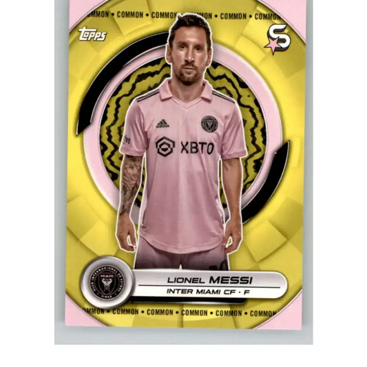 2024 Topps MLS Superstars Common Yellow #1 Lionel Messi NM-MT Inter Miami CF Soccer Card - Soccer Card Single