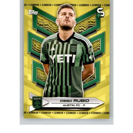 2024 Topps MLS Superstars Common Yellow #113 Diego Rubio NM-MT Austin FC Soccer Card - Soccer Card Single