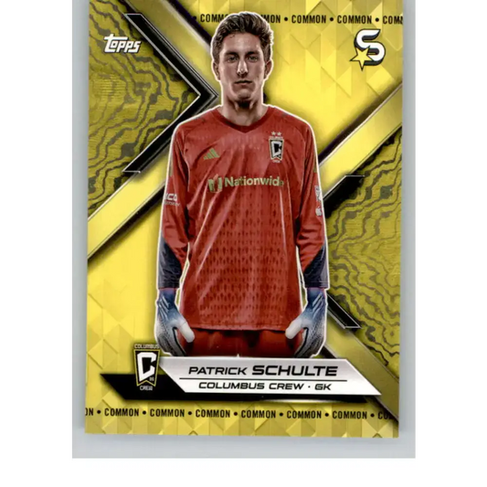 2024 Topps MLS Superstars Common Yellow #145 Patrick Schulte NM-MT Columbus Crew Soccer Card - Soccer Card Single