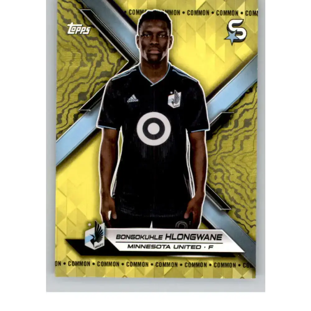 2024 Topps MLS Superstars Common Yellow #153 Bongokuhle Hlongwane NM-MT Minnesota United Soccer Card - Soccer Card
