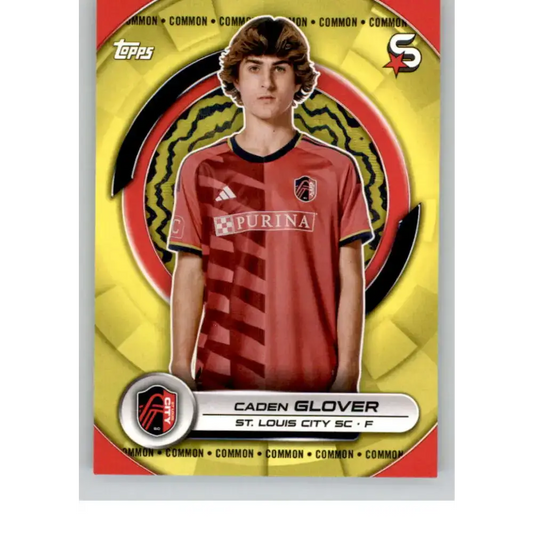 2024 Topps MLS Superstars Common Yellow #176 Caden Glover NM-MT St. Louis City SC Soccer Card - Soccer Card Single
