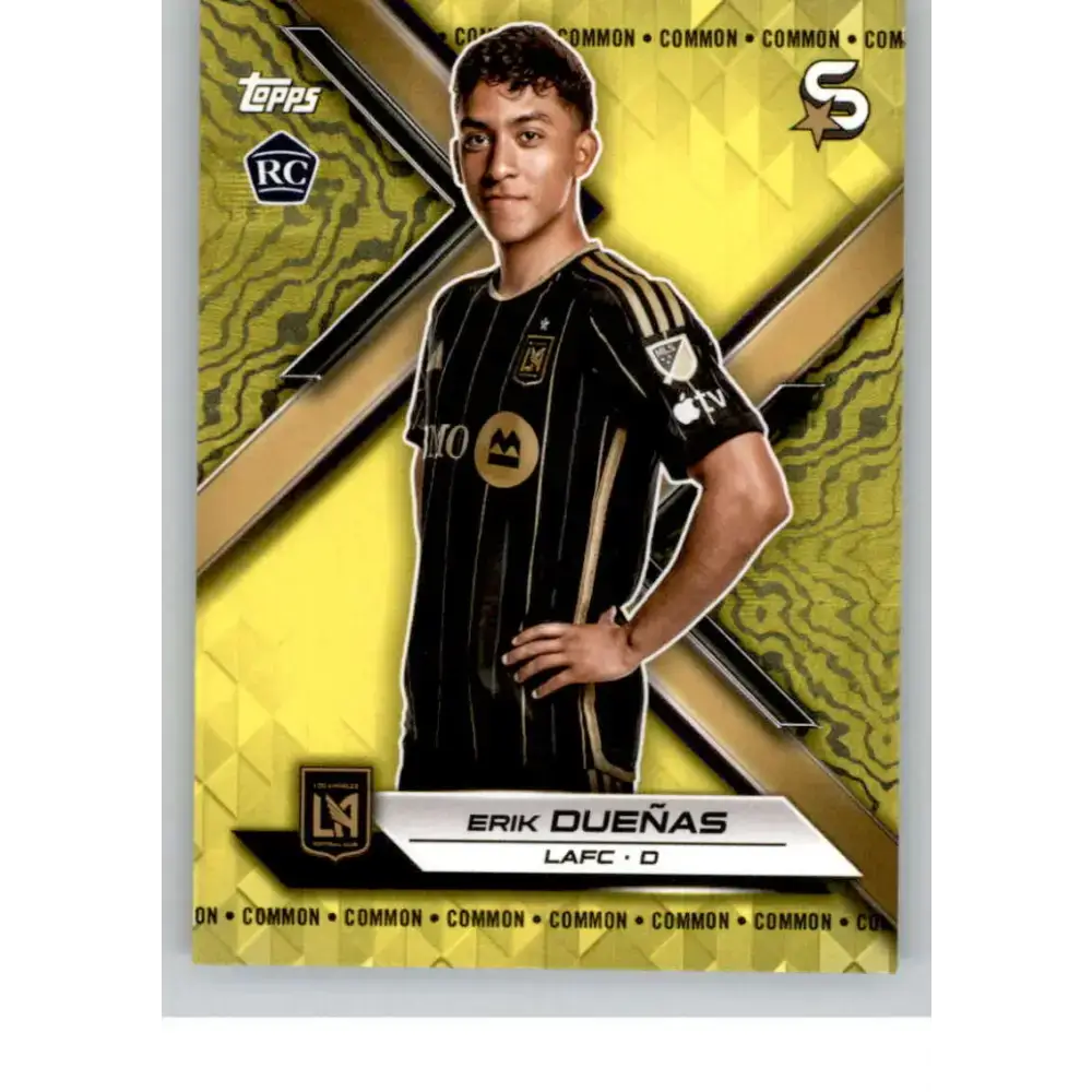 2024 Topps MLS Superstars Common Yellow #18 Erik Duenas NM-MT RC Rookie LAFC Soccer Card - Soccer Card Single