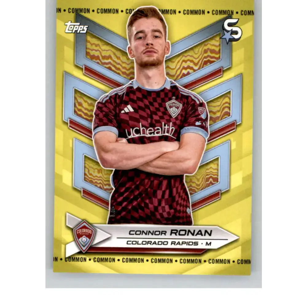 2024 Topps MLS Superstars Common Yellow #184 Connor Ronan NM-MT Colorado Rapids Soccer Card - Soccer Card Single