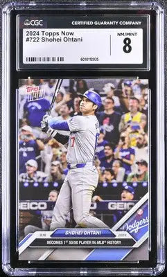 2024 Topps Now Shohei Ohtani #722 Baseball CGC 8