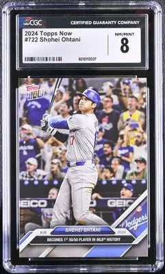 2024 Topps Now Shohei Ohtani #722 Baseball CGC 8