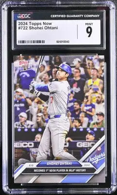 2024 Topps Now Shohei Ohtani #722 Baseball CGC 9