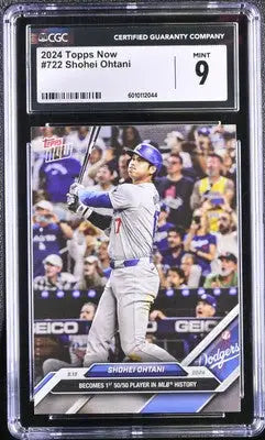 2024 Topps Now Shohei Ohtani #722 Baseball CGC 9