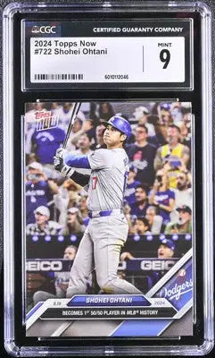 2024 Topps Now Shohei Ohtani #722 Baseball CGC 9