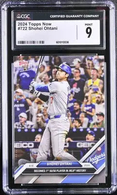 2024 Topps Now Shohei Ohtani #722 Baseball CGC 9