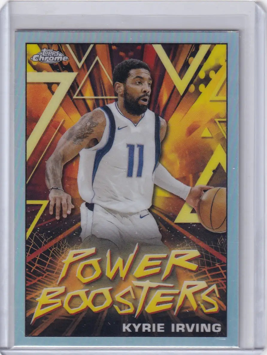 2024 TOPPS #PB-5 KYRIE IRVING POWER BOOSTERS REFRACTOR- DALLAS MAVERICKS - Basketball Card Single