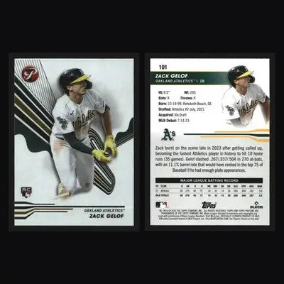 2024 Topps Pristine #101 Zack Gelof Oakland Athletics RC