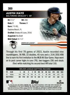 2024 Topps Pristine #300 Austin Hays All-Star Game - Baseball Card Single