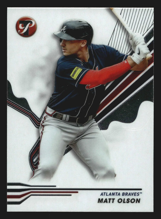 2024 Topps Pristine #59 Matt Olson Atlanta Braves - Baseball Card Single