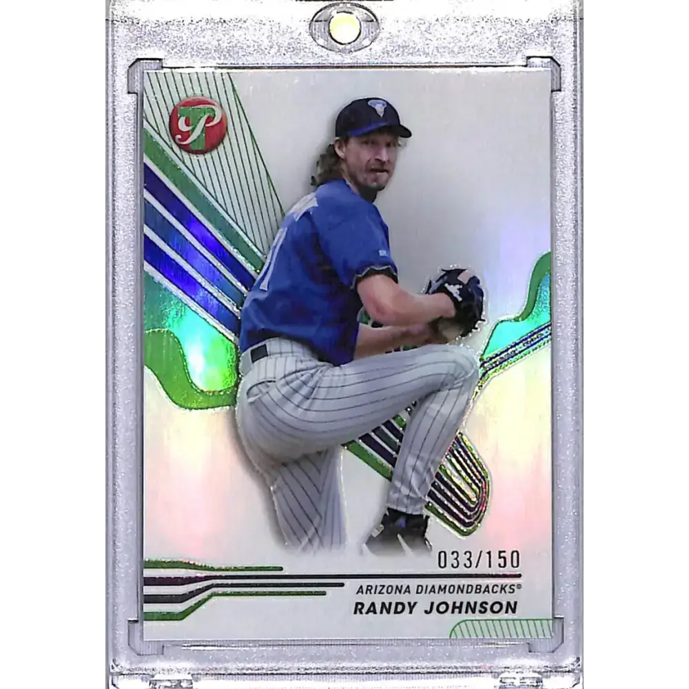 2024 Topps Pristine Green #14 Randy Johnson NM-MT 033/150 Arizona Diamondbacks - Baseball Card Single