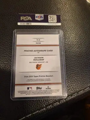 2024 topps pristine jackson holliday auto /75 - Baseball Card Single