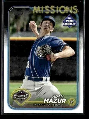 2024 Topps Pro Debut Adam Mazur #PD-37 San Antonio Missions