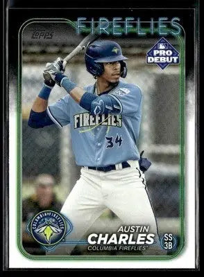 2024 Topps Pro Debut Austin Charles #PD-62 Columbia Fireflies