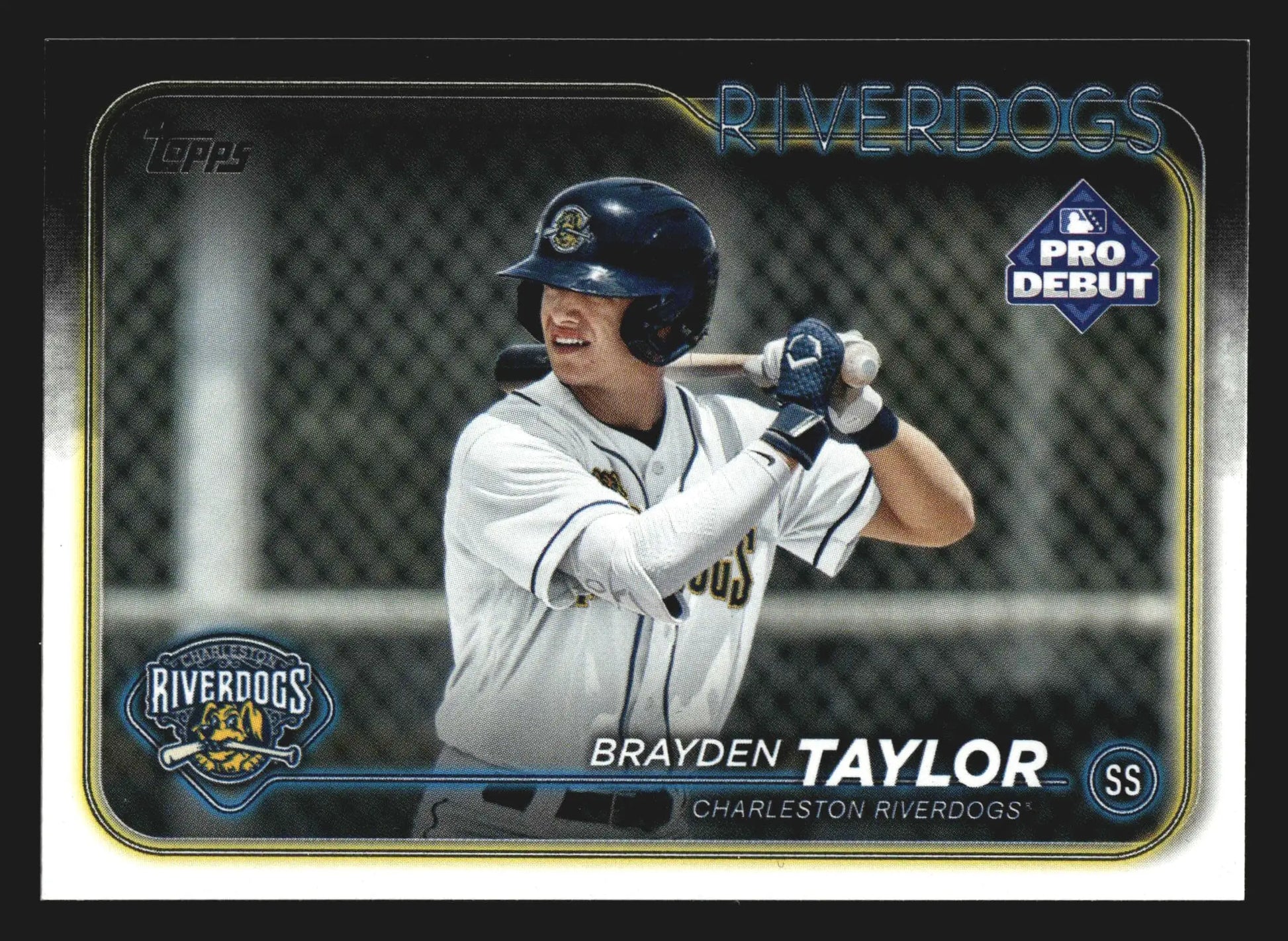 2024 Topps Pro Debut Brayden Taylor #PD-85 Charleston RiverDogs Rays - Baseball Card Single
